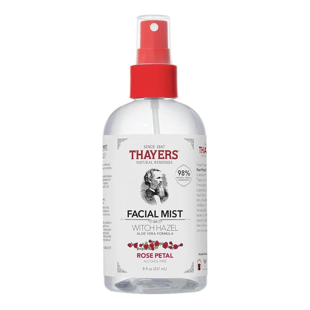 New Thayer's Alcohol-Free Witch Hazel Facial Mist w/Aloe Vera, Rose Petal, 8 oz.